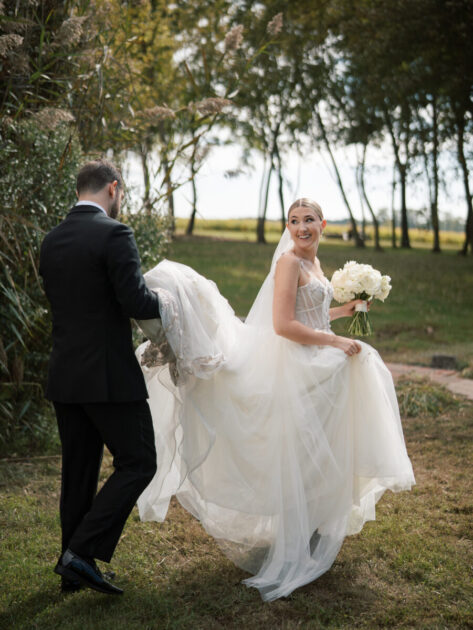 Bride and groom portraits 